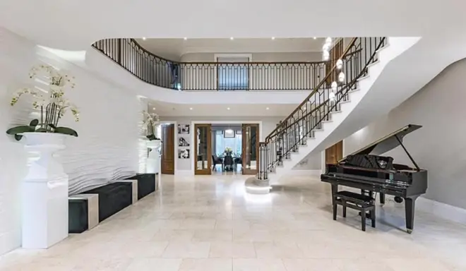 Leigh-Anne and Andre's home has a stunning entry way
