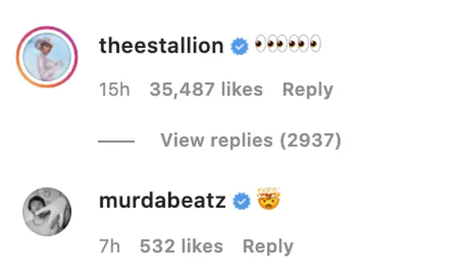 Megan Thee Stallion hints she's on the 34+35 remix