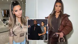 Kim Kardashian seems to have removed her wedding ring