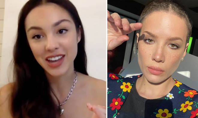 Olivia Rodrigo is trying to guess what Halsey sent her
