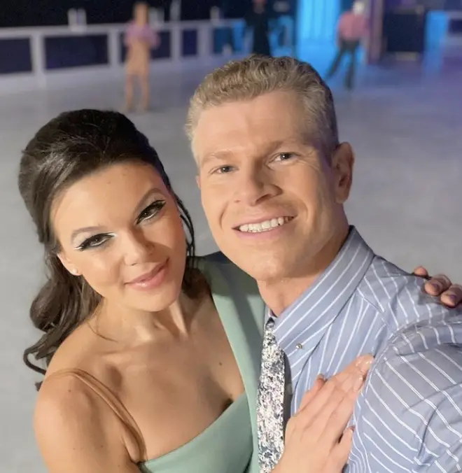 Faye Brooks's Dancing On Ice partner is Hamish Gamen