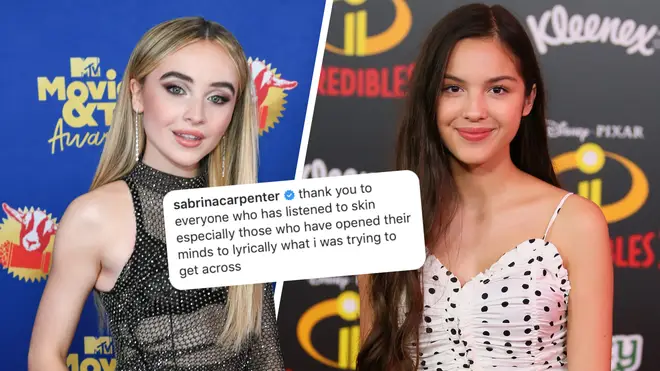 Sabrina Carpenter said that her single 'Skin' wasn't about Olivia Rodrigo