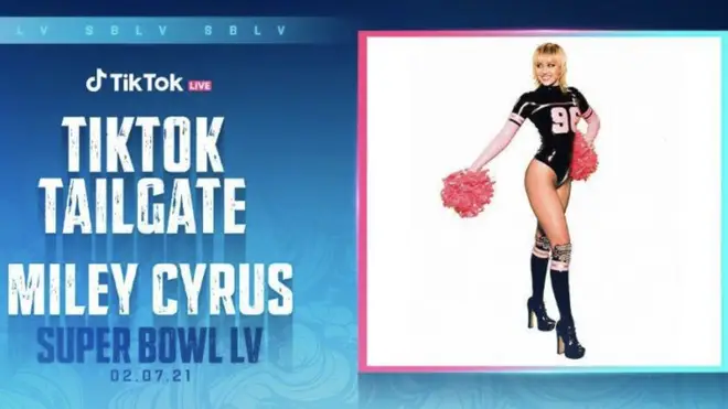 Miley Cyrus leading NFL's TikTok tailgate