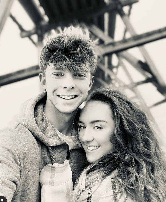 Amy Tinkler has been with her boyfriend almost a year