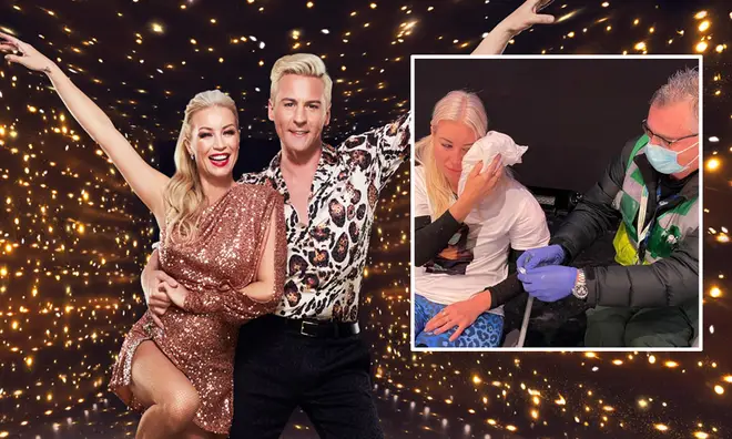 Denise Van Outen's injury forced her to quit Dancing on Ice