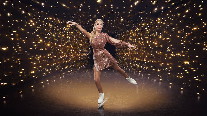 Dancing on Ice: Denise Van Outen dislocated her shoulder during an accident in rehearsals
