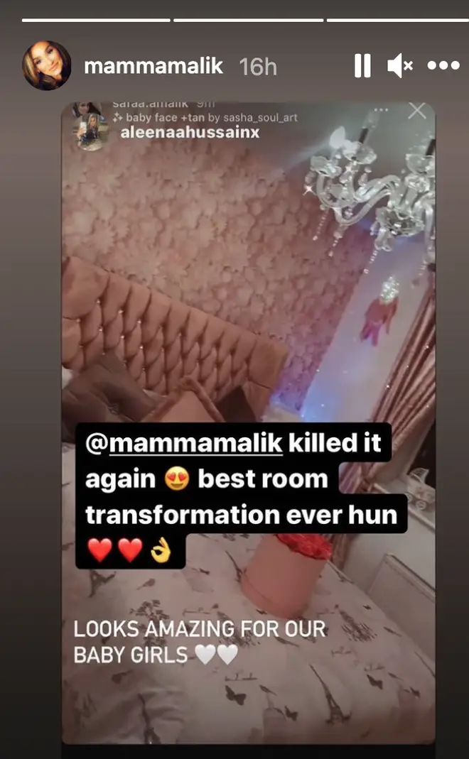Zayn's mum shared the playroom on her Instagram story.