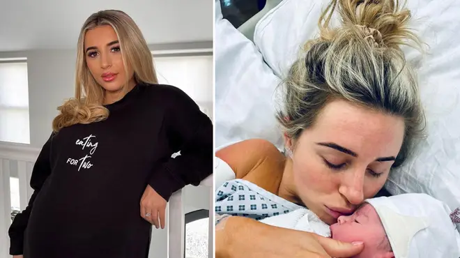 Dani Dyer named her baby boy Santiago