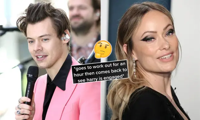 Harry Styles' fans were left confused after a rumour circulated that he's engaged to Olivia Wilde.