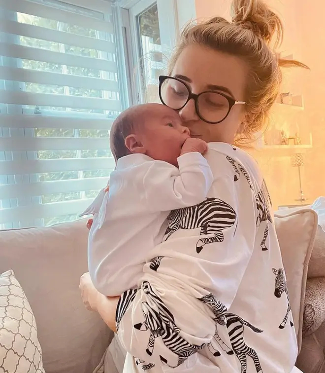 Dani Dyer is now a mum to baby boy Santiago