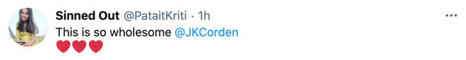People enjoyed James Corden's birthday video for Harry.