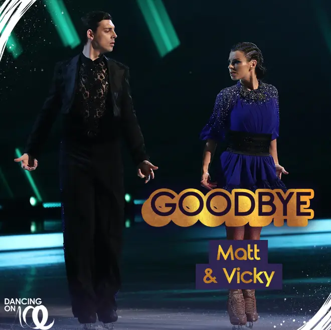 Matt Richardson was voted off Dancing on Ice in his first week on the show