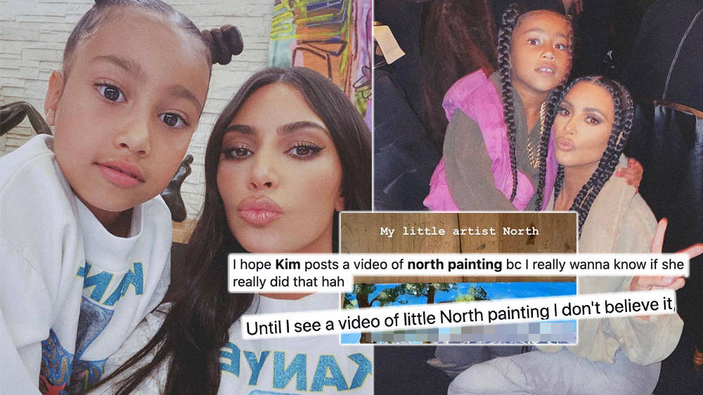 Kim Kardashian shares the internet over an impressive northern ‘painting’