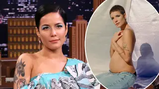 Halsey announced her pregnancy in January