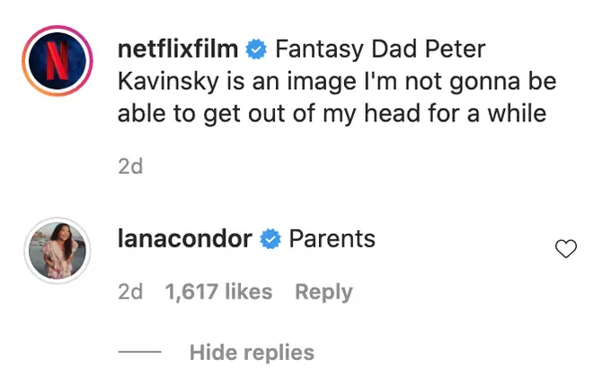 Lana Condor gave her seal of approval.