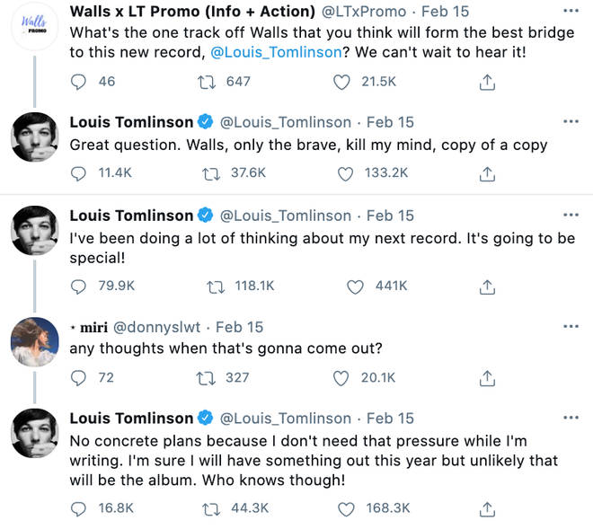Louis Tomlinson has new music coming out in 2021