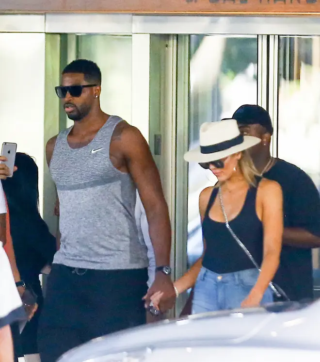Khloe Kardashian and Tristan Thompson spotted together in Miami 2016
