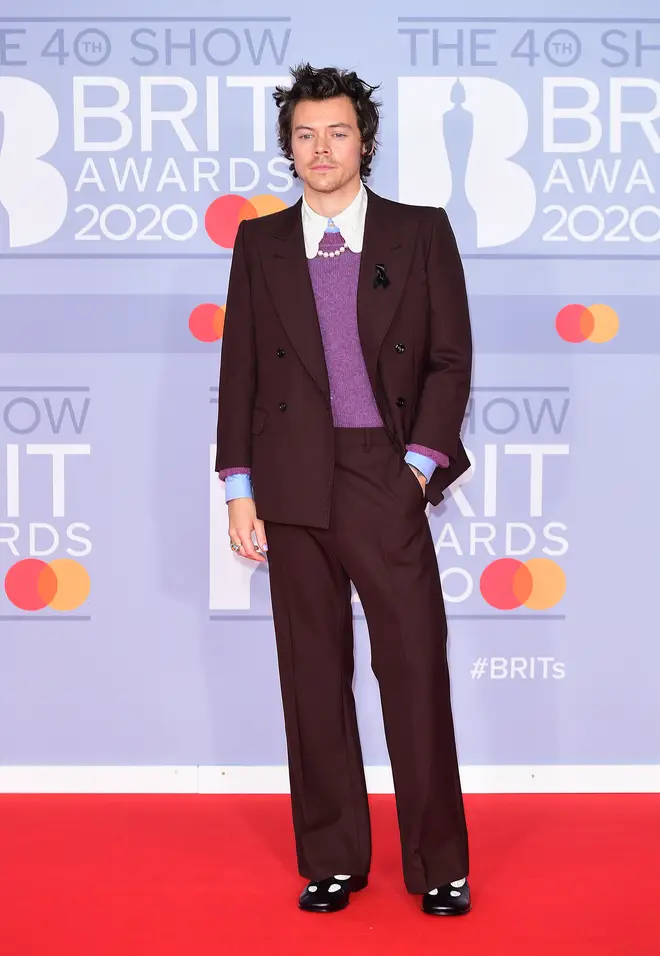 Harry Styles had three outfits at the 2020 BRITs.
