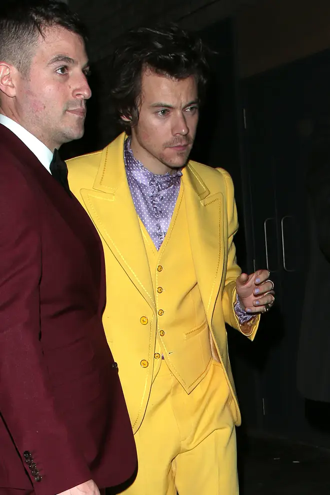 Harry Styles stole the show in his yellow suit.