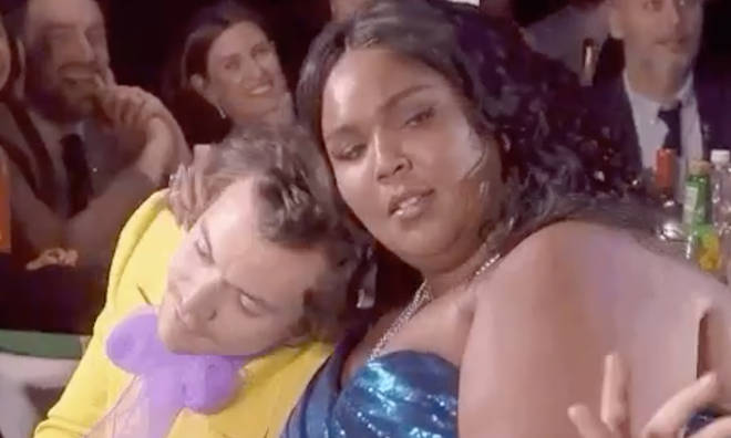 Harry Styles and Lizzo flaunted their friendship at the 2020 BRITs.