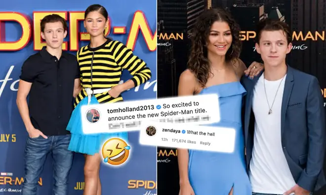 Zendaya and Tom Holland had a hilarious exchange on Instagram.