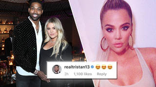 Khloé Kardashian gives a surprising response to Tristan Thompson's Instagram flirting