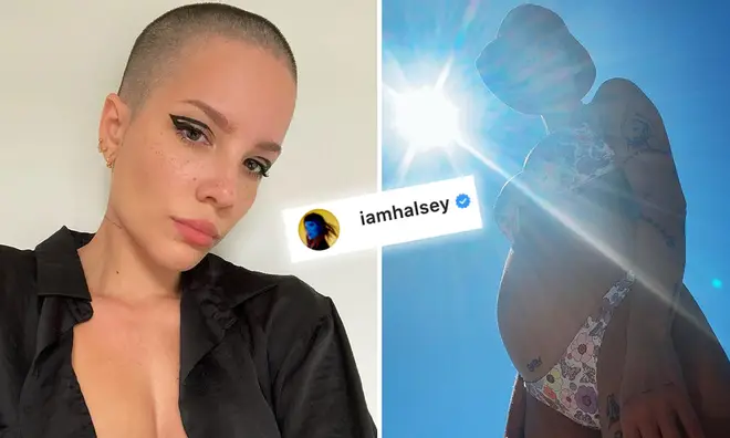 Halsey calls out questions about her pregnancy