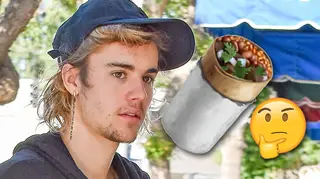 Justin Bieber was apparently pictured eating a burrito 'wrong' and the internet was furious