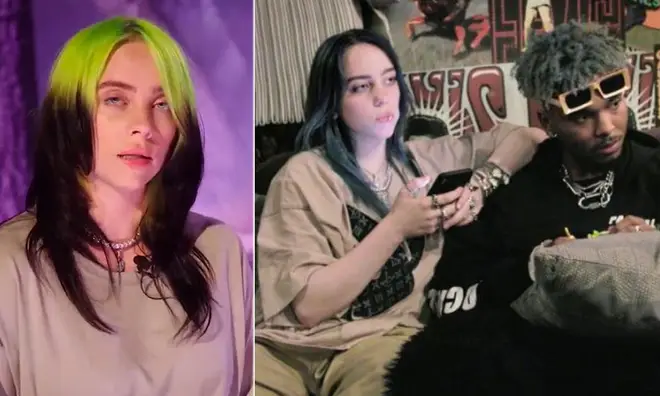 Billie Eilish asked fans to take it easy on her ex-boyfriend Brandon Quentin Adams.