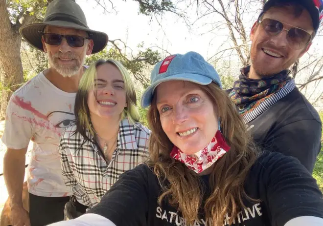 Billie Eilish and Finneas with their parents