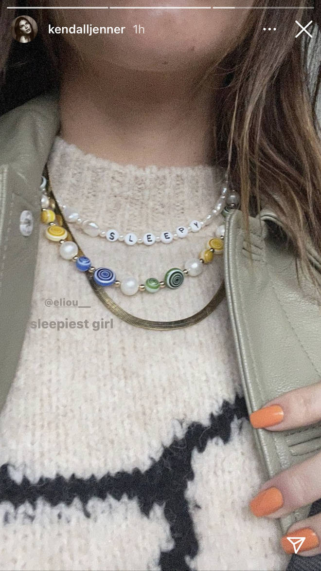 Kendall Jenner has necklaces from the same brand Harry Styles loves