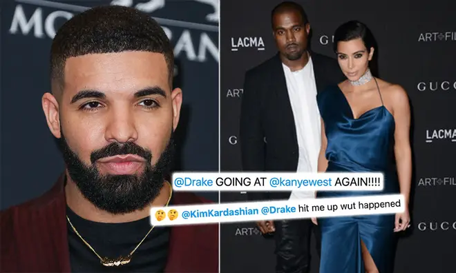 Drake has sent fans wild over his cryptic lyrics about Kanye West.
