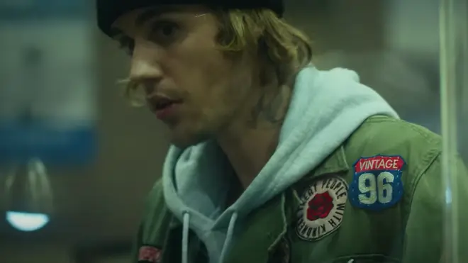 Fans noticed the TPWK badge on Justin Bieber's jacket.