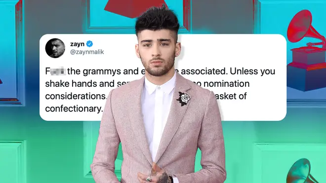 Zayn Malik called out The GRAMMYs for "allowing favouritism and racism"