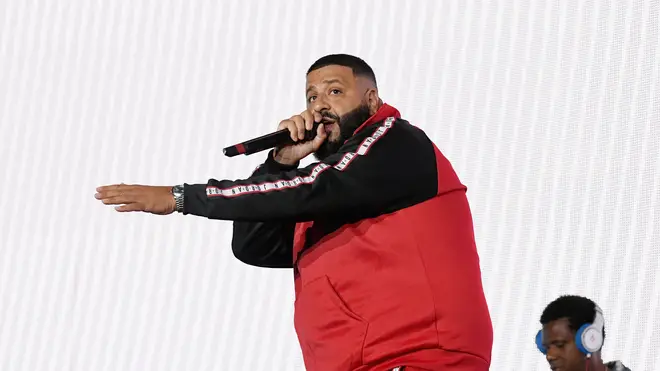 DJ Khaled was on stage dancing to 'Leave Me Alone' before his stage dive