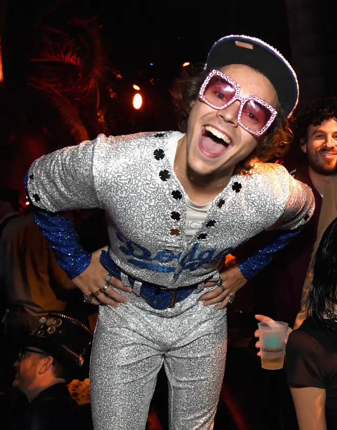 Harry Styles embodied Elton John for the Casamigos Halloween Party