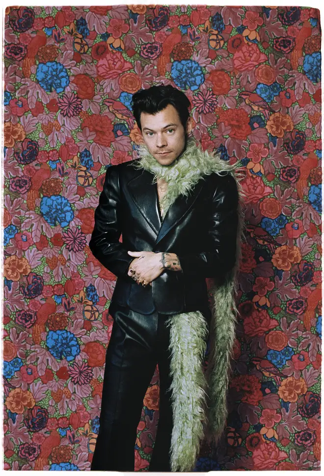 Harry Styles' leather suit at the Grammys deserved an award of its own