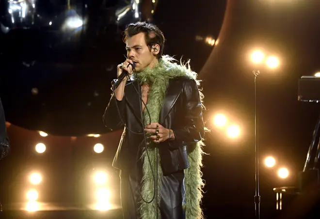 Harry Styles opened the Grammys with a performance of 'Watermelon Sugar'.