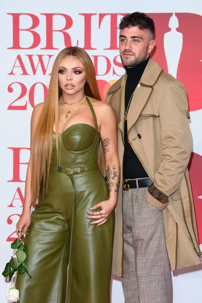Jesy Nelson and Harry James at The BRIT Awards 2018