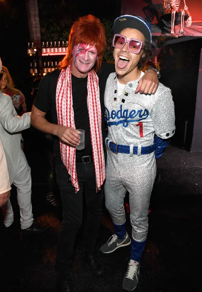 Harry Styles at Halloween party // October 26, 2018