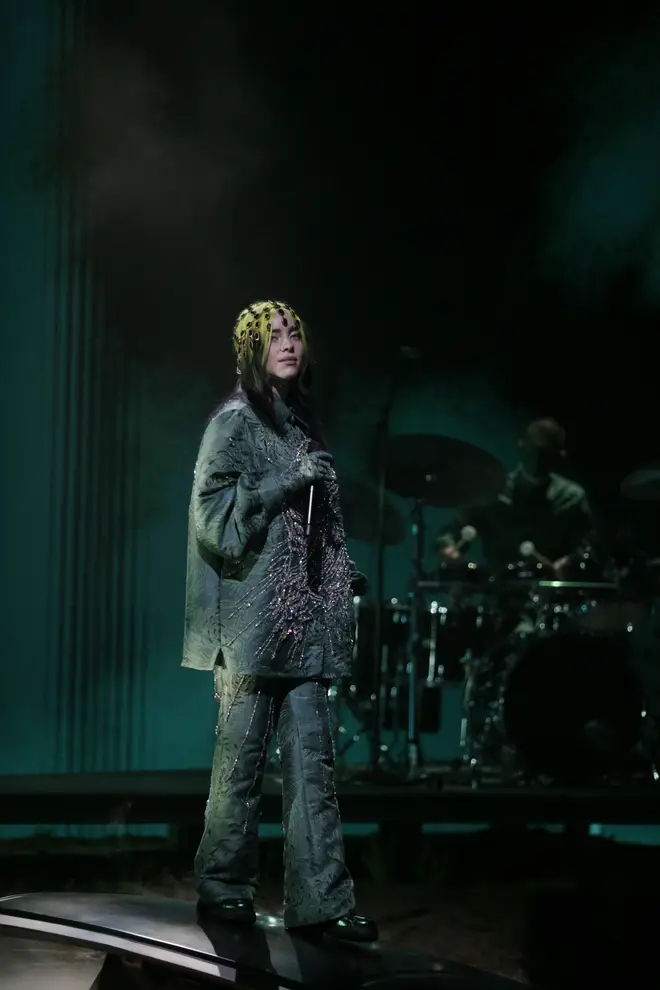 Billie Eilish performed 'Everything I Wanted' at the Grammys.
