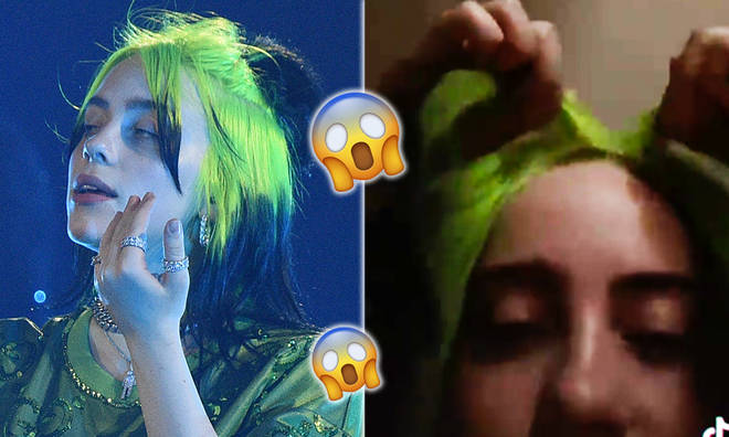 Billie Eilish reveals her trademark hair is actually a wig