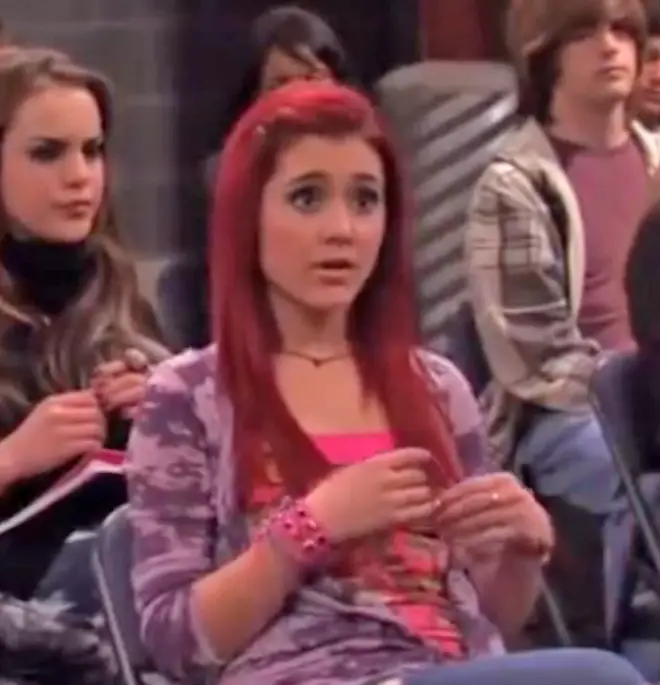 Ariana Grande had red hair when she played the role of Cat Valentine in 'Victorious'