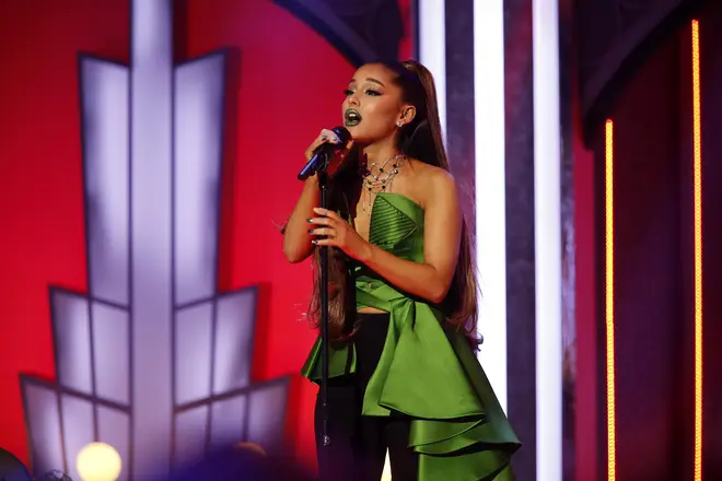 Ariana Grande took to the stage at NBC's A Very Wicked Halloween