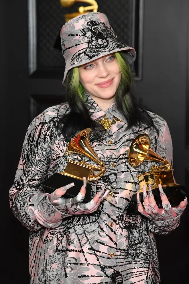 Billie Eilish wore a wig before revealing her blonde hair