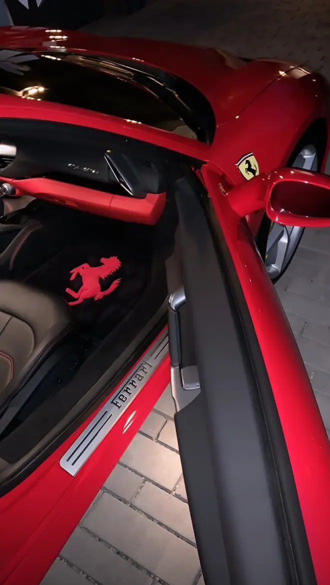 Kylie Jenner owns The Ferrari Spider 488 in black and now has a matching one with her mum