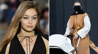 Gigi Hadid went for a lunch outing with baby Khai