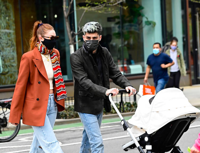 Zayn Malik and Gigi Hadid took baby Khai for a tour of NYC.