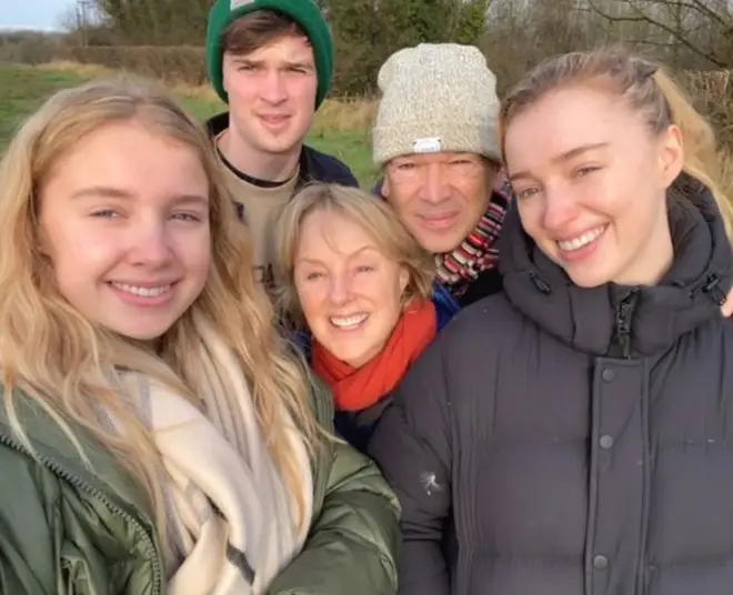 Phoebe Dynevor's mum and dad both work in TV.
