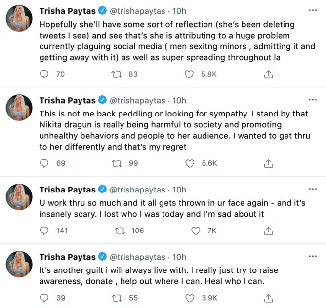Trisha Paytas Tweets